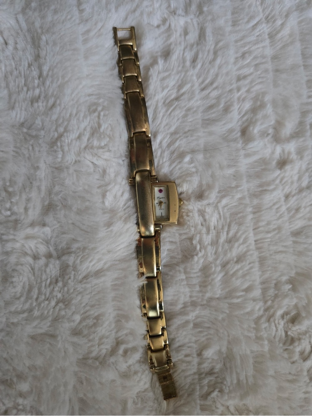 Vintage Royalton Gold Tone Slide Out Watch New Battery
